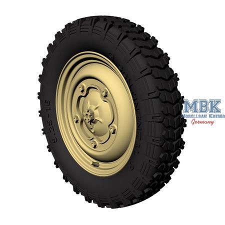 Schwimmwagen road wheels (extra gelande)