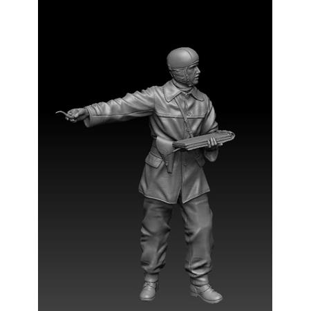 French WWII Tank Officer
