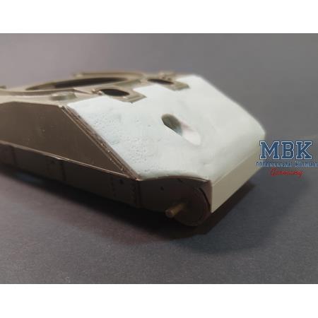 Concrete armor for M4 "small hatch" hull