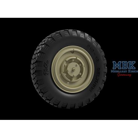 Sd.Kfz 247 road wheels (Continental)