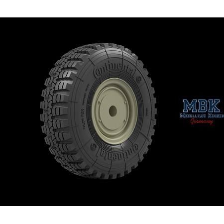 Patriot MAN 15t mil road wheels (Continental MIL)