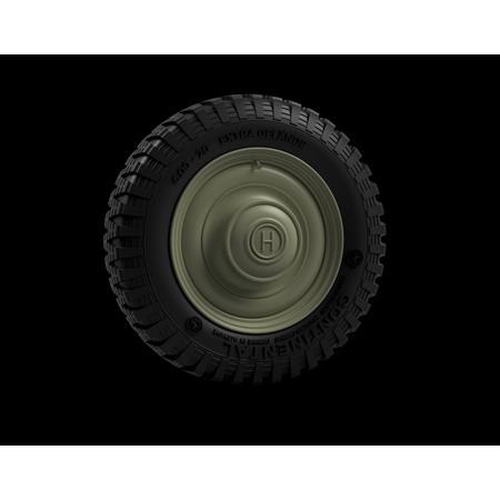 Horch V8 type 830R Road wheels (Continental)