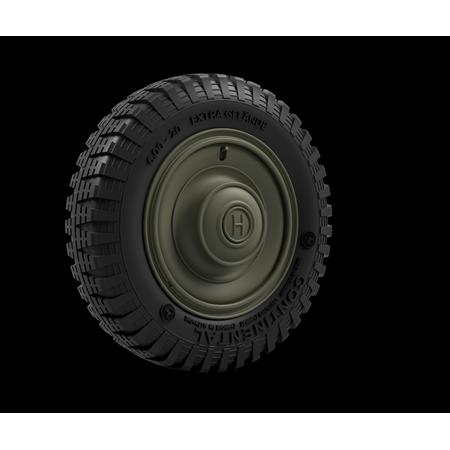 Horch V8 type 830R Road wheels (Continental)
