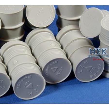 WWII 300l German industrial barrels (6pcs)