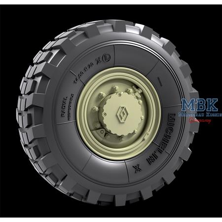 VAB 6x6 Road Wheels (Michelin X)