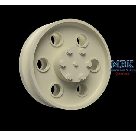 Steel Return Rollers for StuG III Alkett 01/44