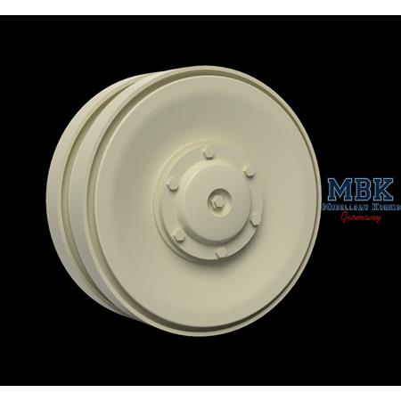 Steel/rubber road wheels for JPz.IV & StuPa IV