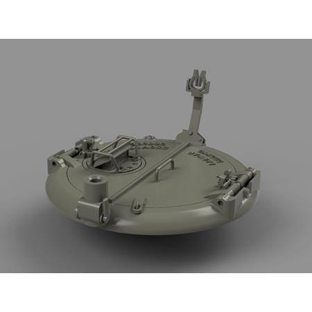 Sherman 76mm loader cupola (early pattern)