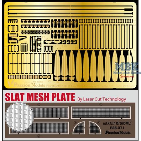 Sd.kfz.10/5 Update Set Part1-A Slat Mesh Closed