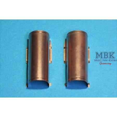 TigerI exhaust cover etching set (Pre-formed)