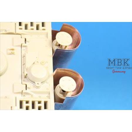 TigerI exhaust cover etching set (Pre-formed)