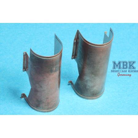 TigerI exhaust cover etching set (Pre-formed)