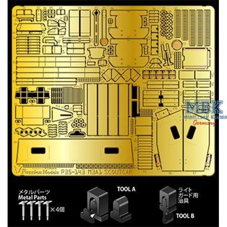 1/35 M3A1 Scoutcar PE Set (TAMIYA 35363)