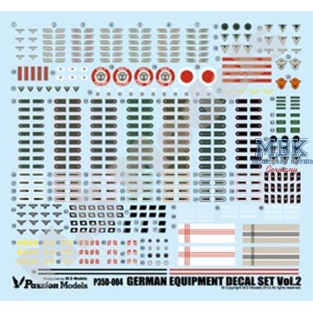 1/35 WWII German Army Equipment Decal set