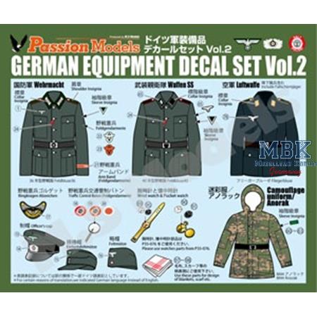 1/35 WWII German Army Equipment Decal set
