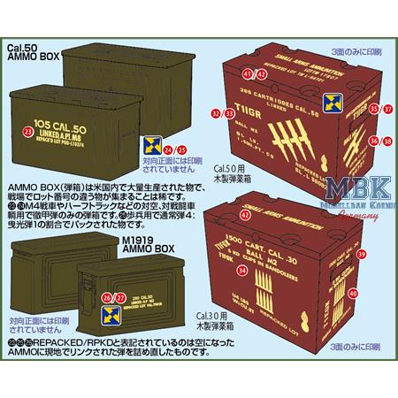 1/35 U.S. Infantry Equipment & Ammo Decal Set