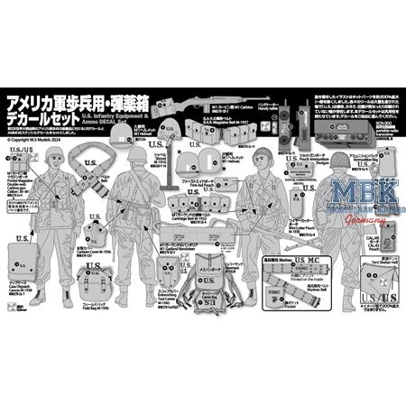 1/35 U.S. Infantry Equipment & Ammo Decal Set