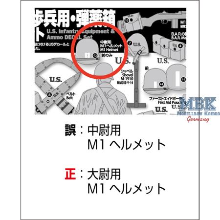1/35 U.S. Infantry Equipment & Ammo Decal Set
