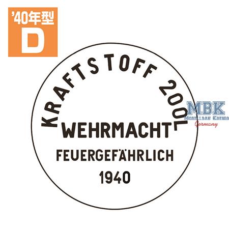 1/35 Fuel Drum Cover Set Type D 1940