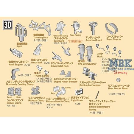 1/35 A34 Comet 3D Parts Set (for Tamiya 35380)