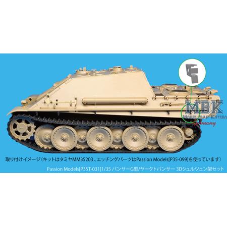 1/35 Panther Ausf.G/Jagdpanther 3D Schurzen rack