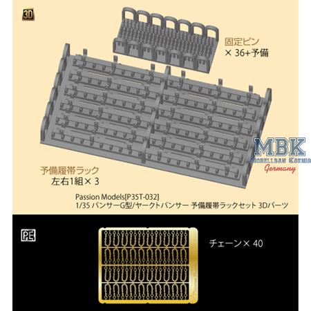 Panther Ausf.G/Jagdpanther Spare Track Rack Set