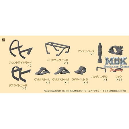 M36/M10 3D Parts Set