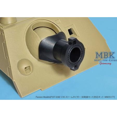 WWII German STURMTIGER 3D Gun barrel Set (Tamiya)