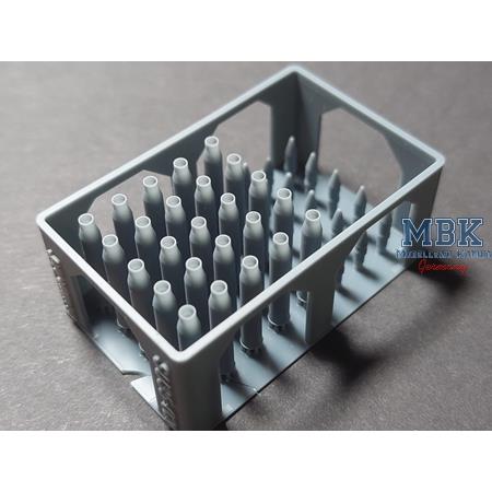 WWII German 7,5cm KwK42 tank ammo