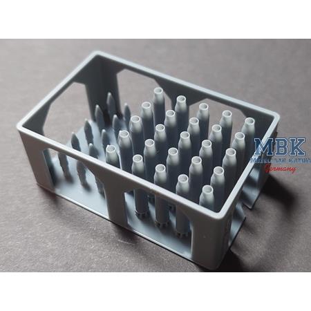 WWII German 7,5cm KwK42 tank ammo