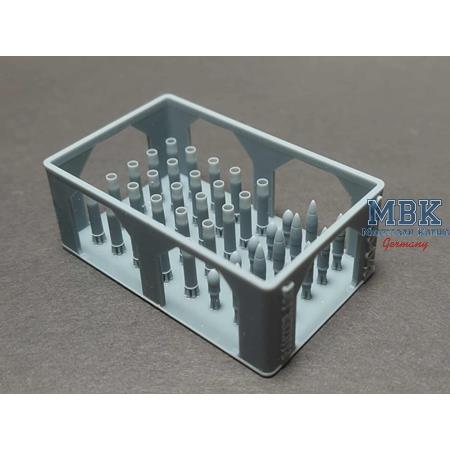 US WWII 75 mm M2 & M3 Tank Gun Ammo