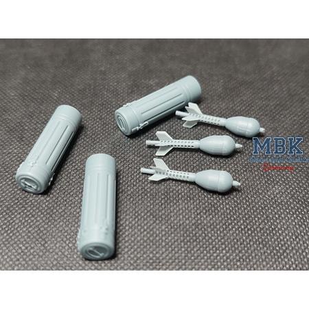 WWII German 3,7cm Stielganate 41 anti-tank ammo