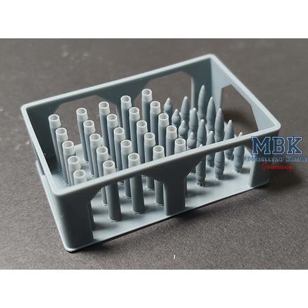 WWII German 8,8cm KwK36 tank gun ammo (Early)