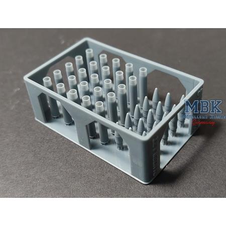 WWII German 8,8cm KwK36 tank gun ammo (Late)