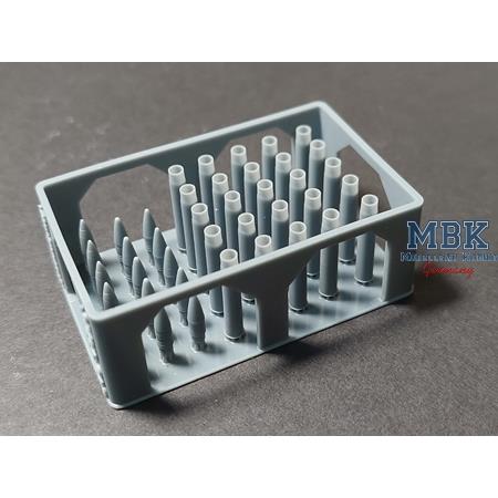 WWII German 8,8cm KwK36 tank gun ammo (Late)