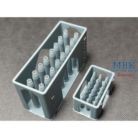 WWII German 8,8cm KwK43/PaK43 tank gun ammo