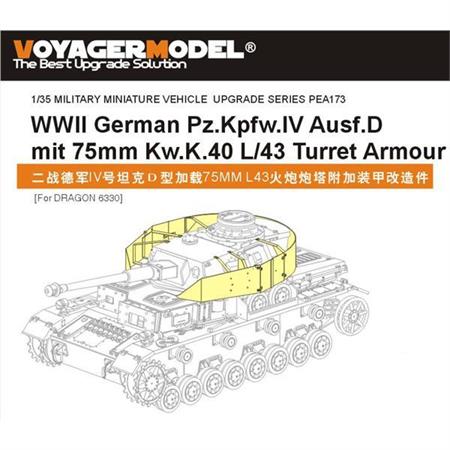 Panzer IV Ausf.D mit 75mm KwK L/43 Turret Armour (