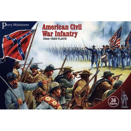 American Civil War Infantry ( box of 36 figures)