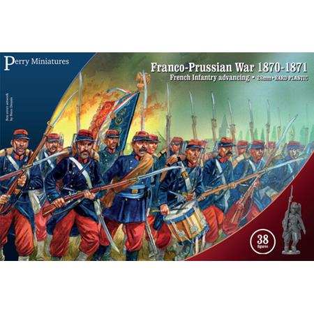Franco-Prussian War French Infantry advancing