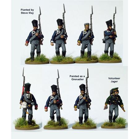 Prussian Line Infantry + Volunteer Jagers 1813-15