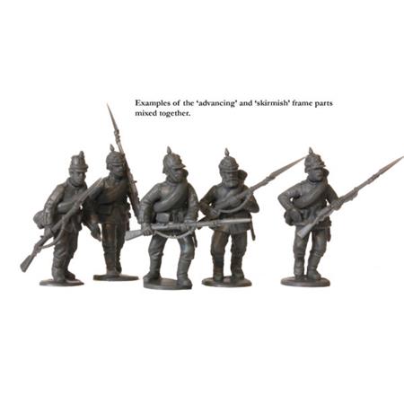 Prussian Infantry adv.-Franco/Prussian War 1870-71