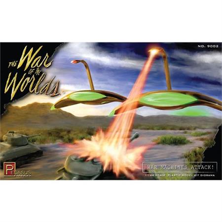 Krieg der Welten War Machines Attack Diorama