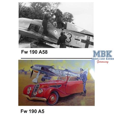Fw190 Priller 2 Versionen190A5 + A8 + BMW327