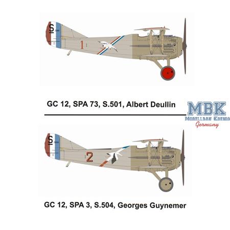 Spad S.XIII Groupe des Combat Deulin + Guynemer