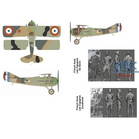 Spad S.XIII GC 12 early & late Sevin & Coudouret