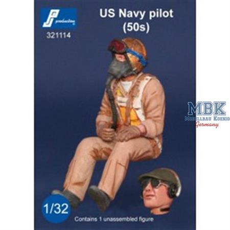 US Navy Pilot (50's), sitzend