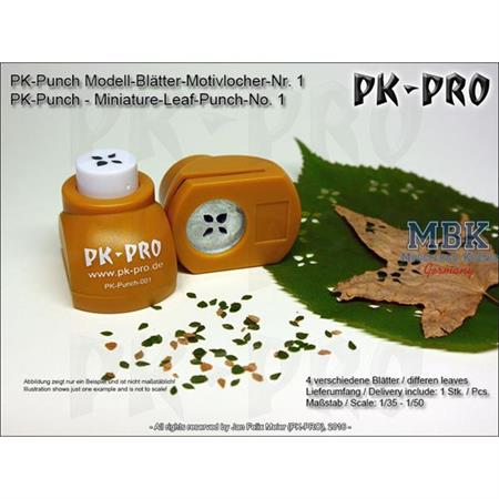 PK-Punch - Modell-Blätter-Leaf Modell 1