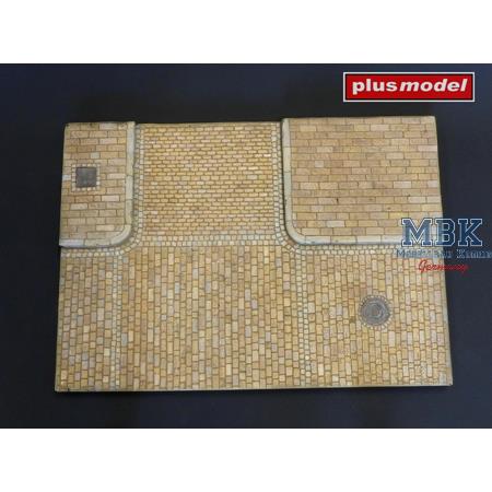 Display base - Cobblestone street intersection