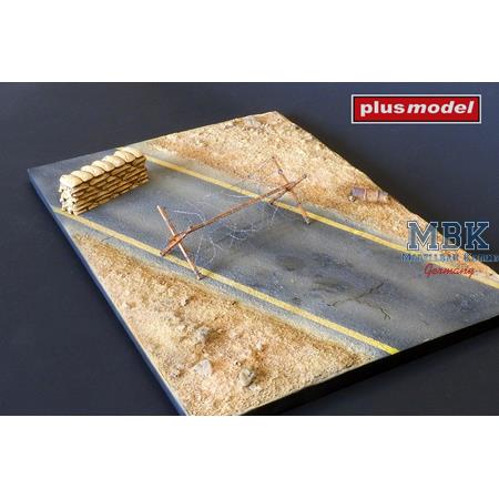 Display base - Road in the desert