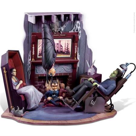 The Munsters Living Room with Figures